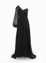 Laden Sie das Bild in den Galerie-Viewer, Abendkleid aus Seidenchiffon Exclusive Collection F/S 2021