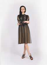 Laden Sie das Bild in den Galerie-Viewer, Cocktailkleid aus Tüll Plisee  Exclusive Collection F/S 2021 Einzelstück